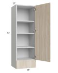 Milan Natural 18x54x15 Wall Cabinet with Drawers