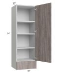 Milan Hazel 18x54x15 Wall Cabinet with Drawers