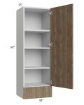 Milan Pecan 18x54x15 Wall Cabinet with Drawers