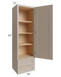 Tuscan Oyster 18x60x15 Wall Cabinet with Drawers