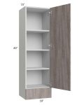 Milan Hazel 18x60x15 Wall Cabinet with Drawers