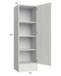 Milan Cream 18x60x15 Wall Cabinet with Drawers