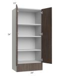 Milan Cafe 24x54x15 Wall Cabinet with Drawers