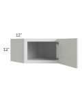Providence White 24x12 Wall Diagonal Corner Cabinet