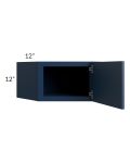 Portland Navy Blue 24x12 Wall Diagonal Corner Cabinet