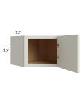 Tuscan Almond Glaze 24x15 Diagonal Corner Wall Cabinet