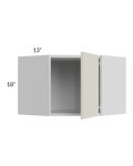 Milan Beige Matte 24x18 Diagonal Corner Wall Cabinet