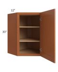 Lexington Cinnamon Glaze 24x30 Wall Diagonal Corner Cabinet