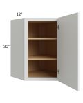 Township White 24x30 Diagonal Corner Wall Cabinet