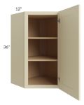 Casselton Ivory 24x36 Wall Diagonal Corner Cabinet