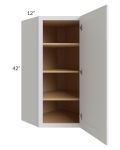 Midtown Cloud Shaker 24x42 Diagonal Corner Wall Cabinet