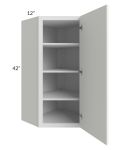 Portland White 24x42 Wall Diagonal Corner Cabinet 