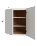 Vienna Cloud 27x30 Diagonal Corner Wall Cabinet