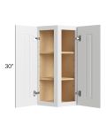 Charlotte White 12x30 Wall End Cabinet