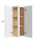 Charlotte White 12x36 Wall End Cabinet
