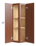 Phoenix Caramel Glaze 12x42 Wall End Cabinet