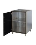 Legacy Outdoor Grey 24" Full Height Door Base Cabinet (Left Hinge)