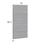 Euro Grey Wall Overlay Panel - 15"W x 30-1/4"H x 3/4"D