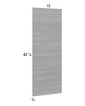 Euro Grey Wall Overlay Panel - 15"W x 40-1/4"H x 3/4"D