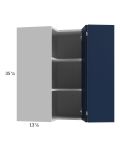 Harbor Navy 24x35-1/4 Wall Easy Reach Cabinet