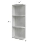 Signature Vanilla 05x30 Wall End Shelf Cabinet