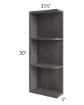 Providence Slate Grey 05x30 Wall End Shelf Cabinet