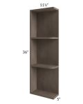 Providence Natural Grey 05x36 Wall End Shelf Cabinet