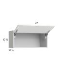 Harbor White 27x12-5/8 Flip Up Door Wall Cabinet