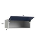 Harbor Navy 33x12-5/8x24 Flip Up Door Wall Cabinet