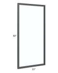 Venetian White Matte 15x30 Glass Door Only