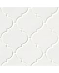 Whisper White Arabesque 8mm Tile