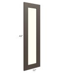 Southport Espresso Shaker 12x42 Glass Door Only