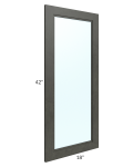 Charlotte Dark Grey 18x42 Glass Door Only 