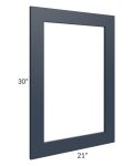 Southport Blue Shaker 21x30 Glass Door Only