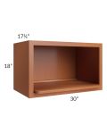 Lexington Cinnamon Glaze 30x18 Microwave Wall Cabinet