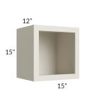 Asheville Cloud Shaker 15x15 Wall Open Cabinet