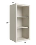 Asheville Cloud Shaker 18x36 Wall Open Cabinet