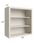 Asheville Cloud Shaker 30x30 Wall Open Cabinet