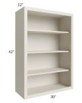 Asheville Cloud Shaker 30x42 Wall Open Cabinet