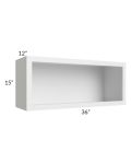 Township White 36x15 Wall Open Cabinet