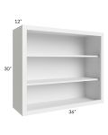 Township White 36x30 Wall Open Cabinet