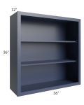Bayville Blue 36x36 Wall Open Cabinet