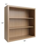 Township Rift Oak 36x36 Wall Open Cabinet