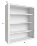 Bayville White 36x42 Wall Open Cabinet