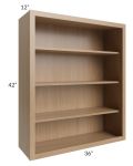 Township Rift Oak 36x42 Wall Open Cabinet