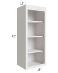 Midtown Cloud Shaker 18x42 Wall Open Shelf Cabinet