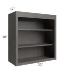 Salem Dark Grey 30x30 Wall Open Shelf Cabinet