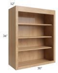Tuscan Timber 30x36 Wall Open Shelf Cabinet