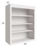 Midtown Cloud Shaker 30x36 Wall Open Shelf Cabinet