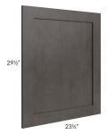 Midtown Dark Grey Shaker Wainscot Base Panel